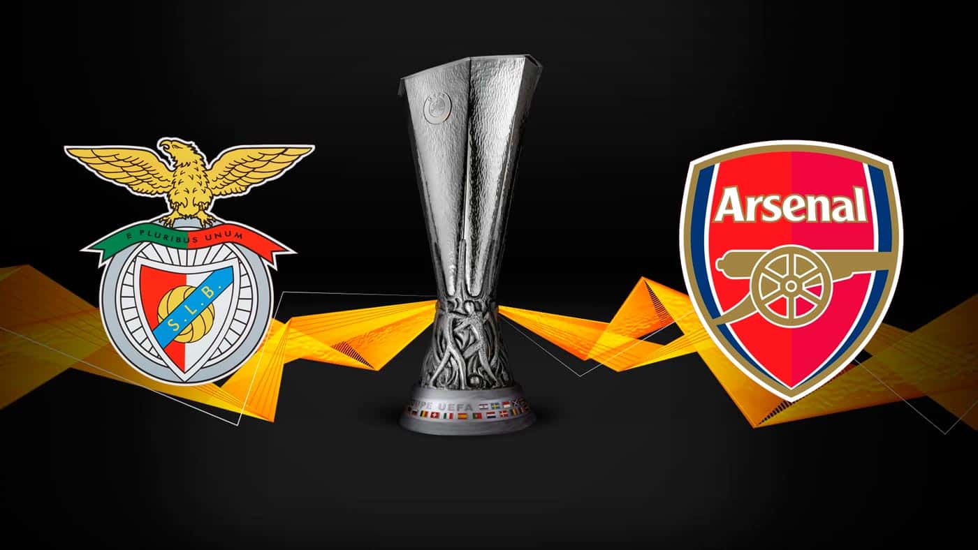 Benfica x Arsenal: Palpite do jogo de 16 avos de final da UEFA Europa League (18/02)