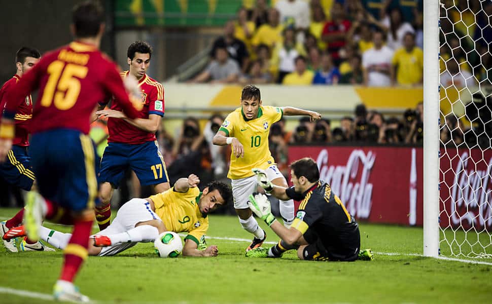 Brasil x Espanha - Copa das Confederações 2013 - Foto destaque: Reprodução / Copa das Confederações Brasil x Espanha - Copa das Confederações 2013 - Foto destaque: Reprodução / Copa das Confederações