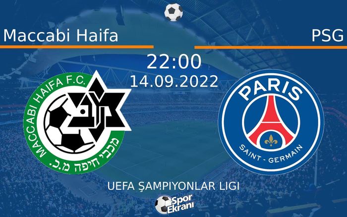 Palpite Maccabi Haifa x PSG – Prognóstico e transmissão da Champions League (14/09)
