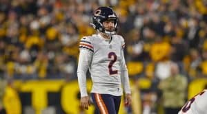 O brasileiro Cairo Santos finalizou no estouro do cronômetro para dar a vitória ao Chicago Bears