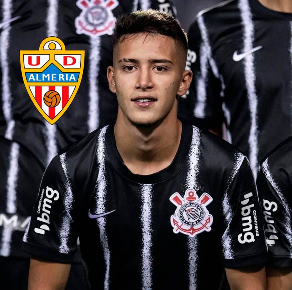 Almería se aproxima de acerto com jovem promessa do Corinthians