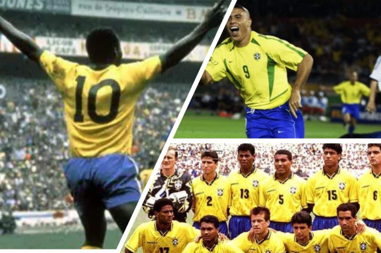 <em>Brasil no topo em lista de seleções que mais marcaram em Copas do Mundo - Foto destaque: Reprodução / CBF</em> <em>Brasil no topo em lista de seleções que mais marcaram em Copas do Mundo - Foto destaque: Reprodução / CBF</em>