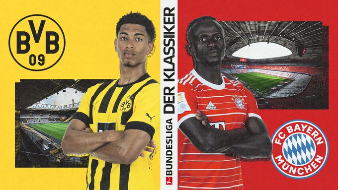 Borussia Dortmund x Bayern de Munique: onde assistir ao vivo, horário e escalações