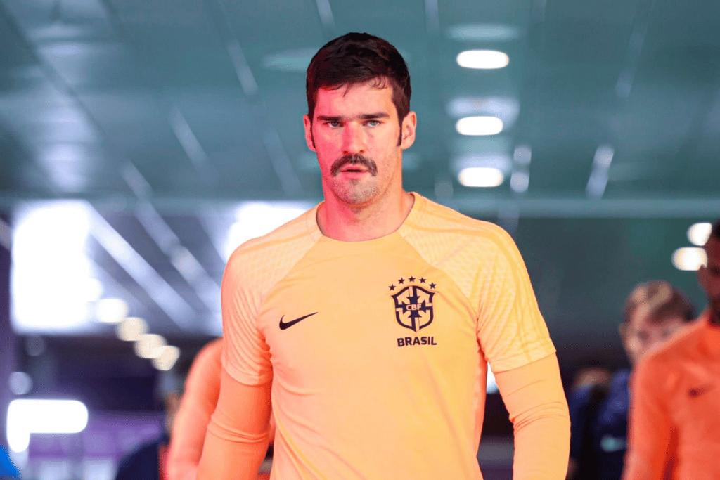 Alisson estreou com bigode na Copa do Mundo; entenda o motivo