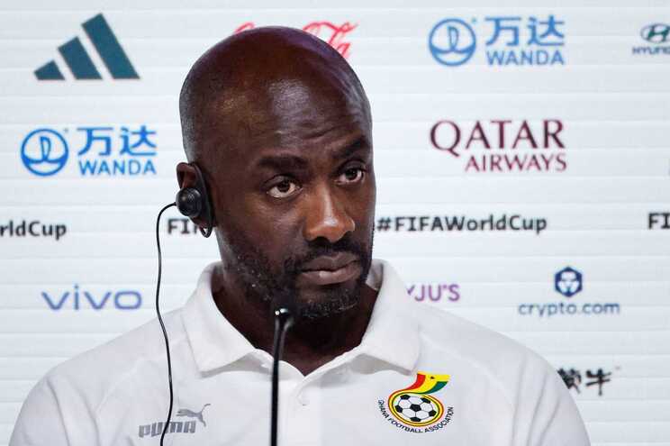 Otto Addo, treinador de Gana - Foto destaque: Divulgação / Khaled DESOUKI / AFP Otto Addo, treinador de Gana - Foto destaque: Divulgação / Khaled DESOUKI / AFP