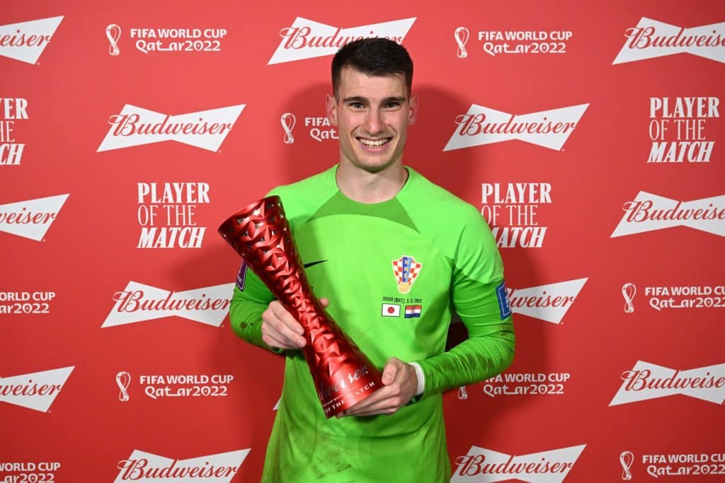 Livakovic leva o prêmio de melhor jogador da partida entre Brasil x Croácia Livakovic leva o prêmio de melhor jogador da partida entre Brasil x Croácia