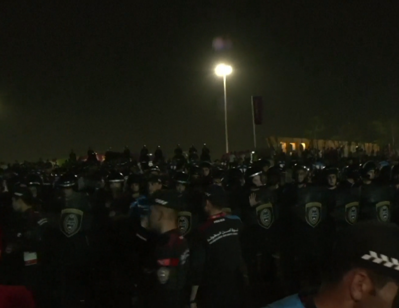 Jogo que eliminou a Espanha teve confusão  de torcedores