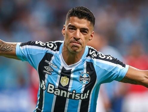 Luis Suárez, El Pistolero, Atacante do Grêmio (Foto: Lucas Uebel/Grêmio FBPA)
