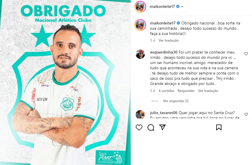 Nem na Série D? Campeão da Libertadores com o Santos é dispensado e situação choca torcedores