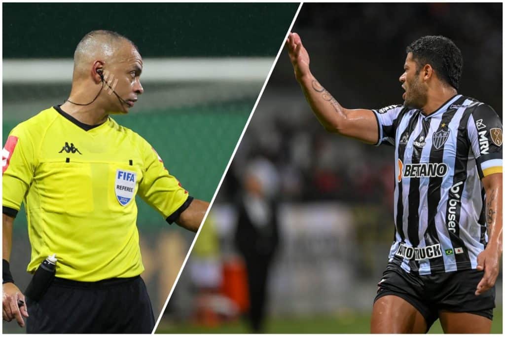 Hulk acusa o árbitro Wilton Pereira Sampaio