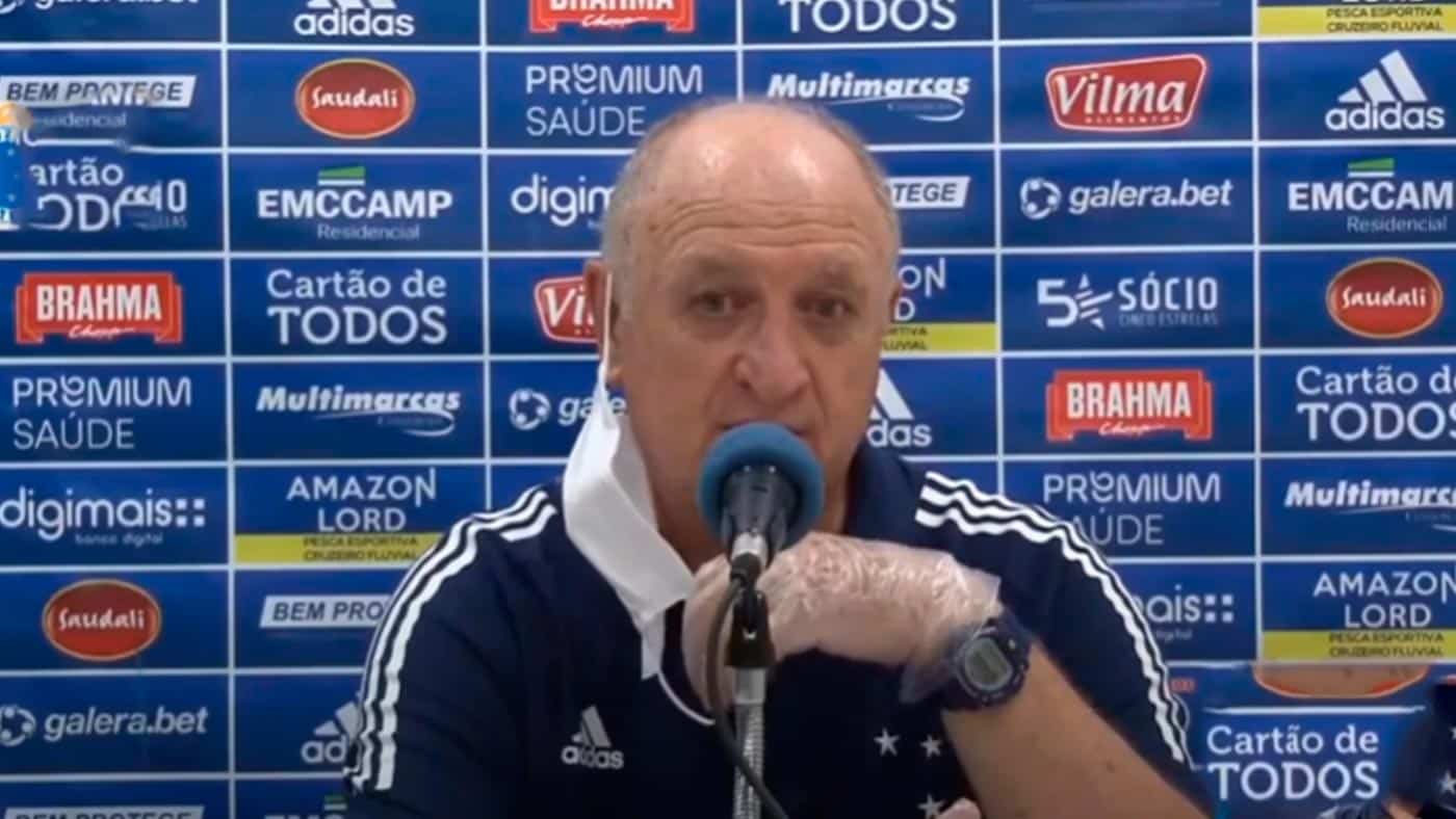 Felipão diz em entrevista que irá analisar a situação no Cruzeiro
