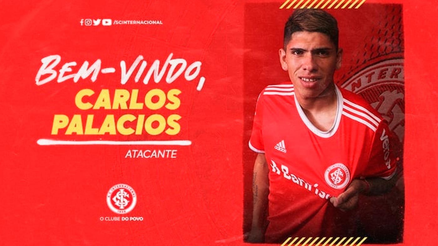 Carlos Palacios é anunciado pelo Internacional