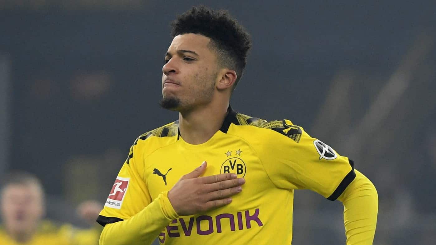 Borussia Dortmund admite liberar Sancho na próxima janela, mas pelo valor certo