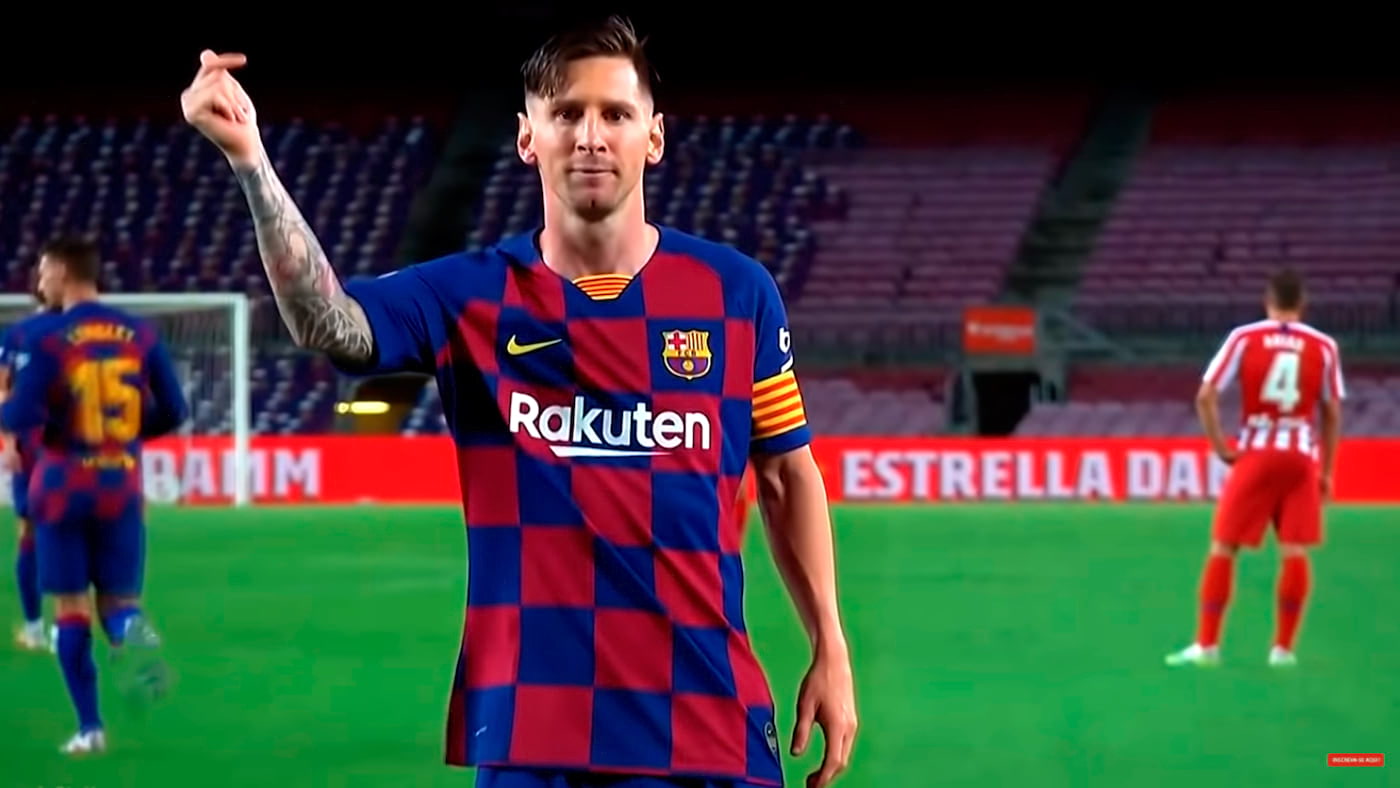 Messi revela seus planos a Juan Laporta, presidente do Barcelona