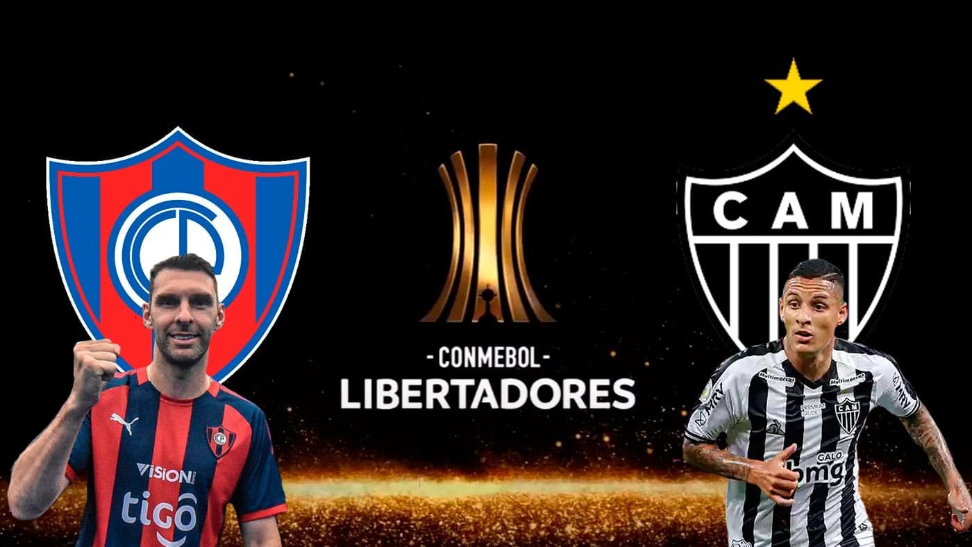 Cerro Porteño x Atlético Mineiro: Horário, onde assistir e escalações