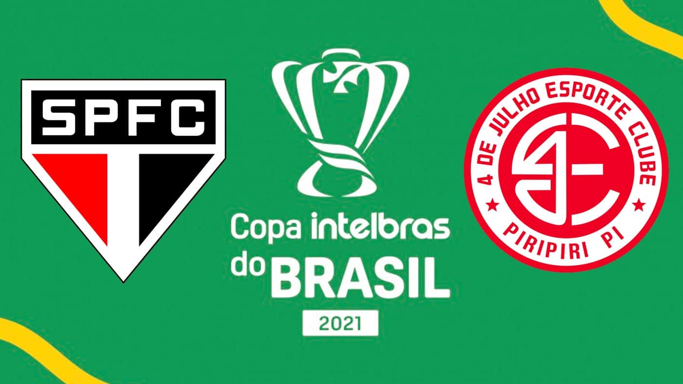 São Paulo x 4 de julho: Palpite do jogo da 3ª fase da Copa do Brasil 2021 (08/06)