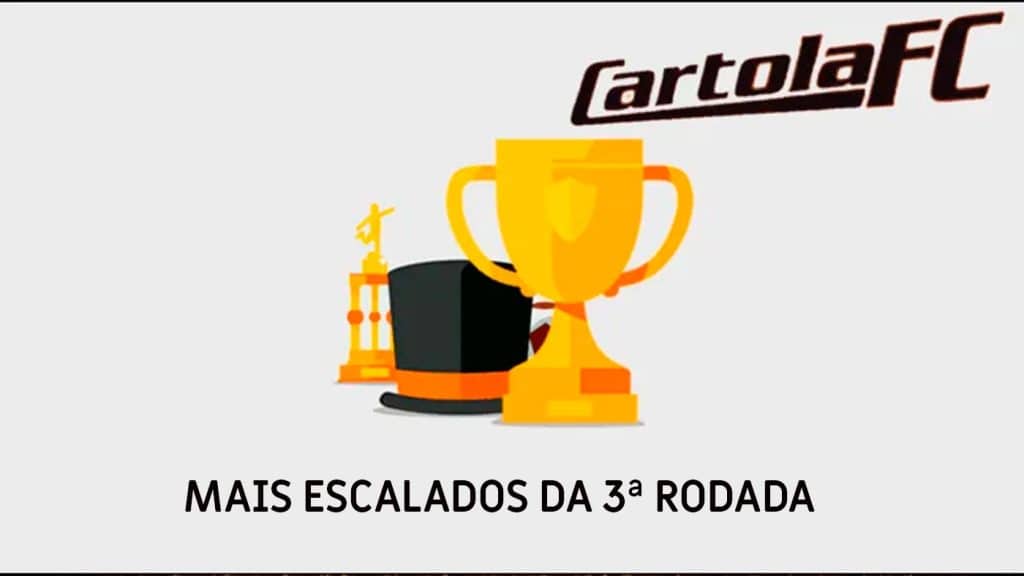 Veja o time dos mais escalados da 3ª Rodada do Cartola FC 2021