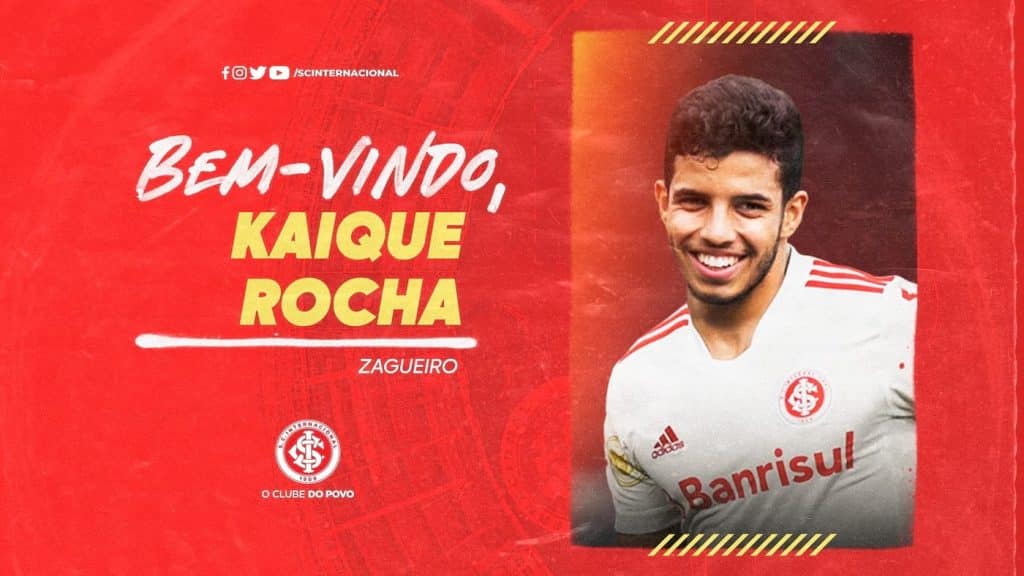 Kaique Rocha é apresentado de forma oficial pelo Internacional