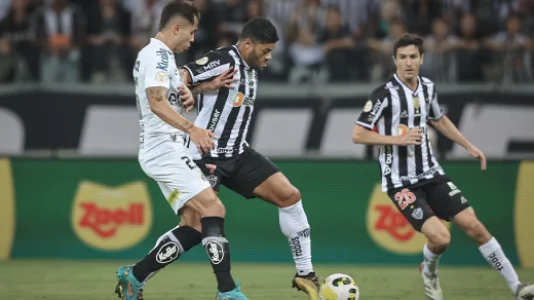 Atlético Mineiro empata com o Santos, veja os melhores momentos