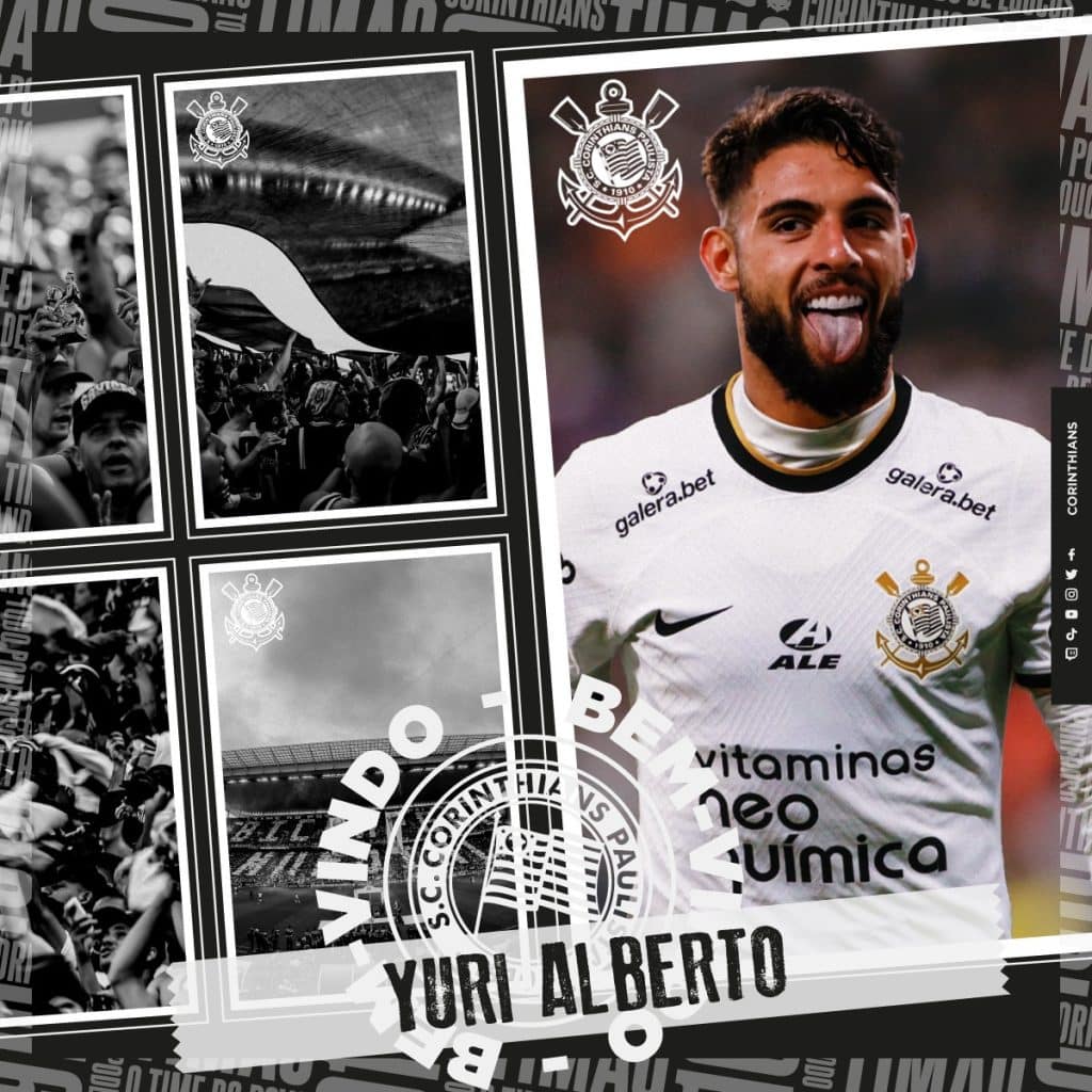 Com anúncio oficial, Yuri Alberto é jogador do Corinthians