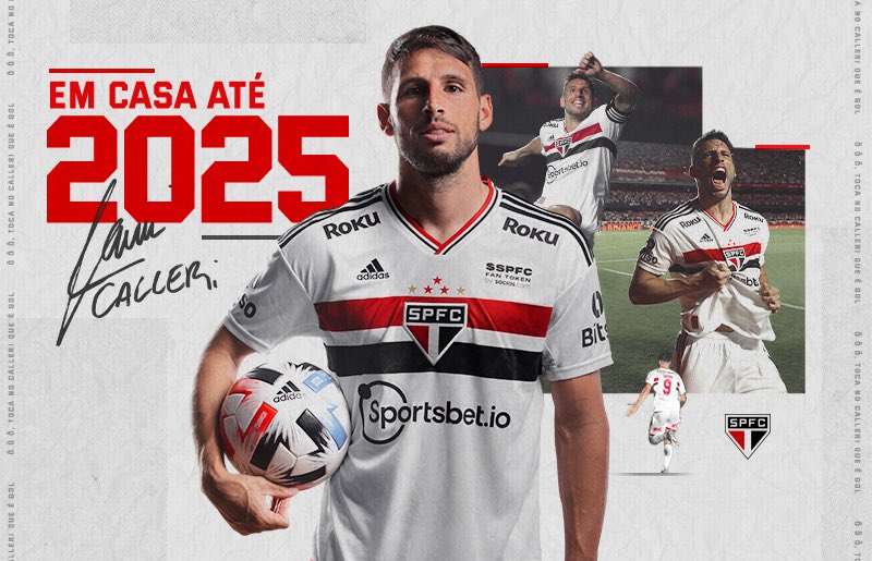 Calleri celebra permanência no São Paulo: “um privilégio”