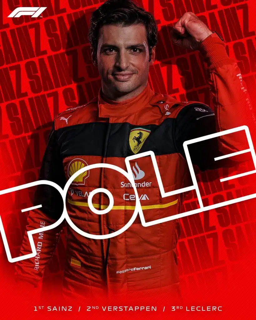 GP da Inglaterra: Carlos Sainz anota sua 1ª pole position da carreira