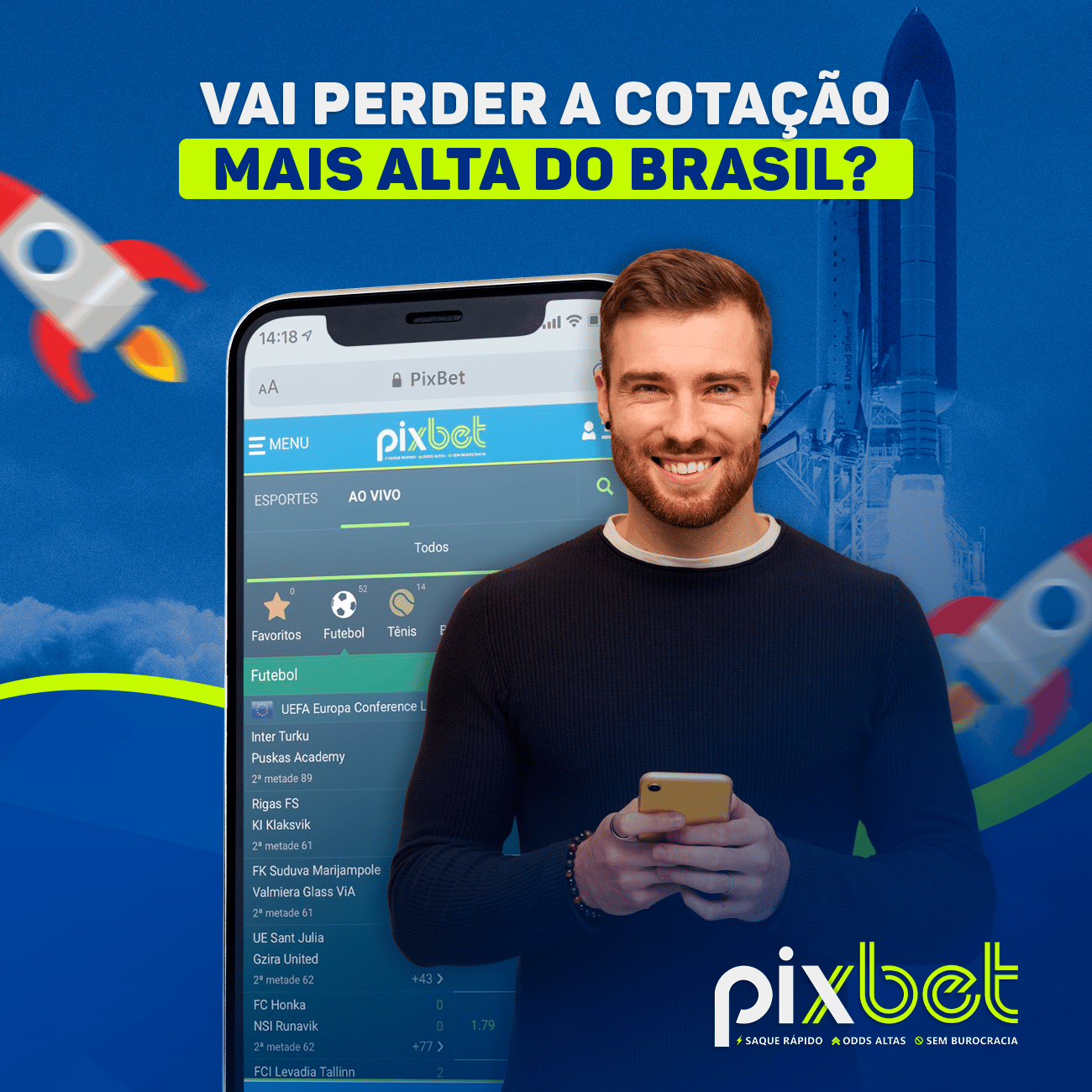 pixbet foguetinho