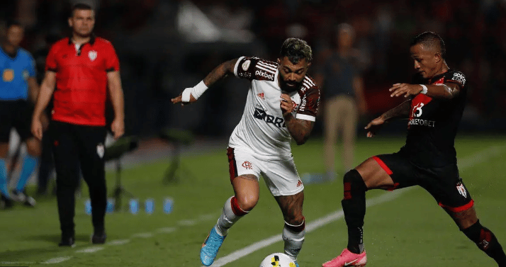 Flamengo x Atlético-GO Série A - Foto destaque: Reprodução/Twitter