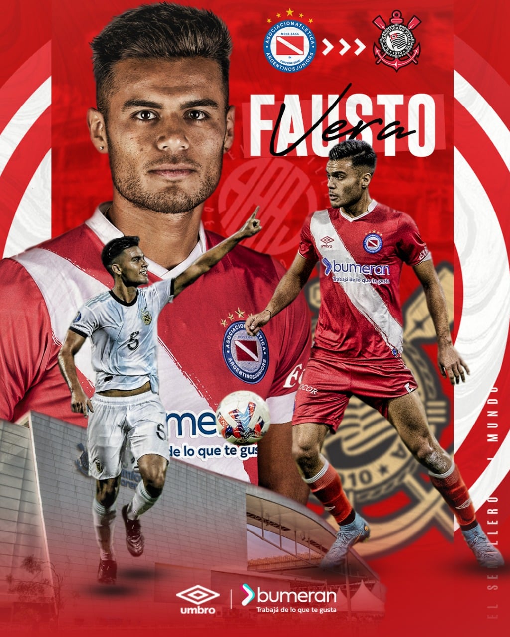 Fausto Vera é o novo reforço do Corinthians