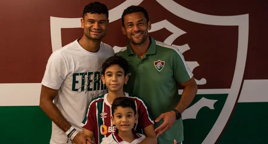 Ídolos do Fluminense estavam presentes na despedida de Fred