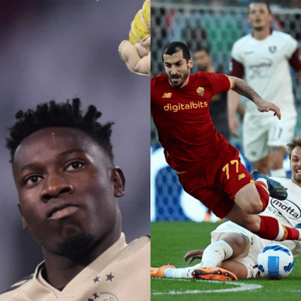 Andre Onana e Henrikh Mkhitaryan são os novos reforços da Inter de Milão