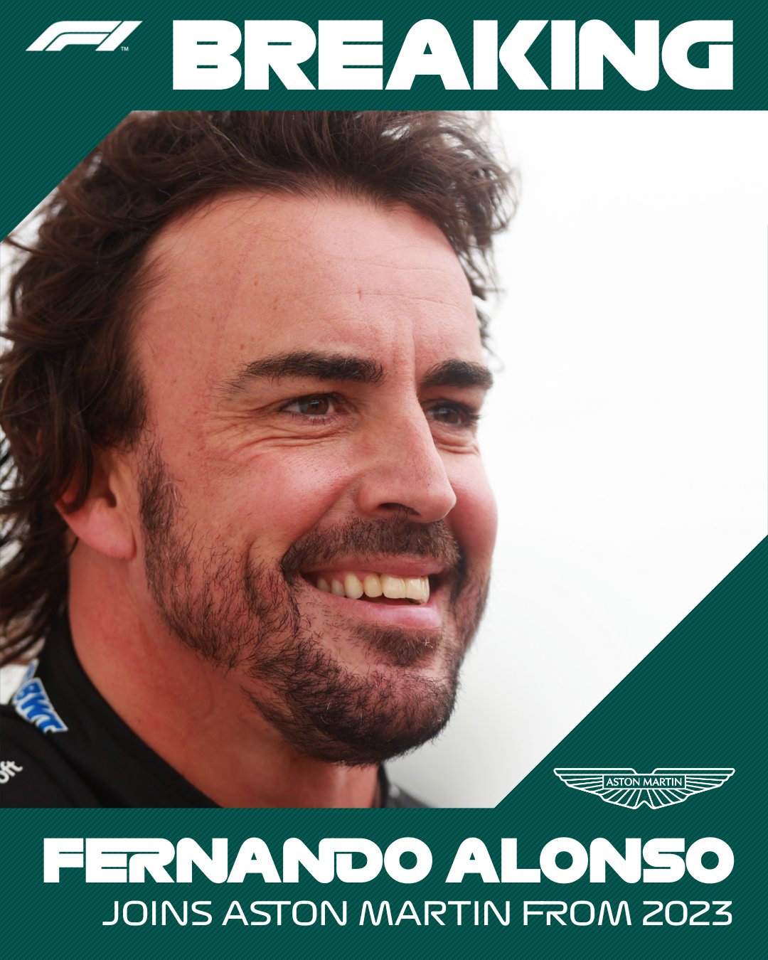 Fernando Alonso é o novo piloto da Aston Martin