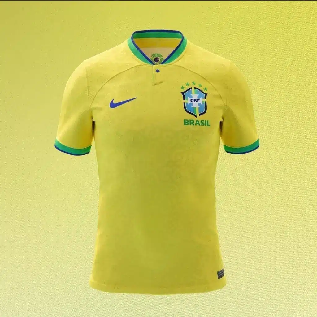 Camisa da Seleção Brasileira para Copa do Mundo 2022 é lançado