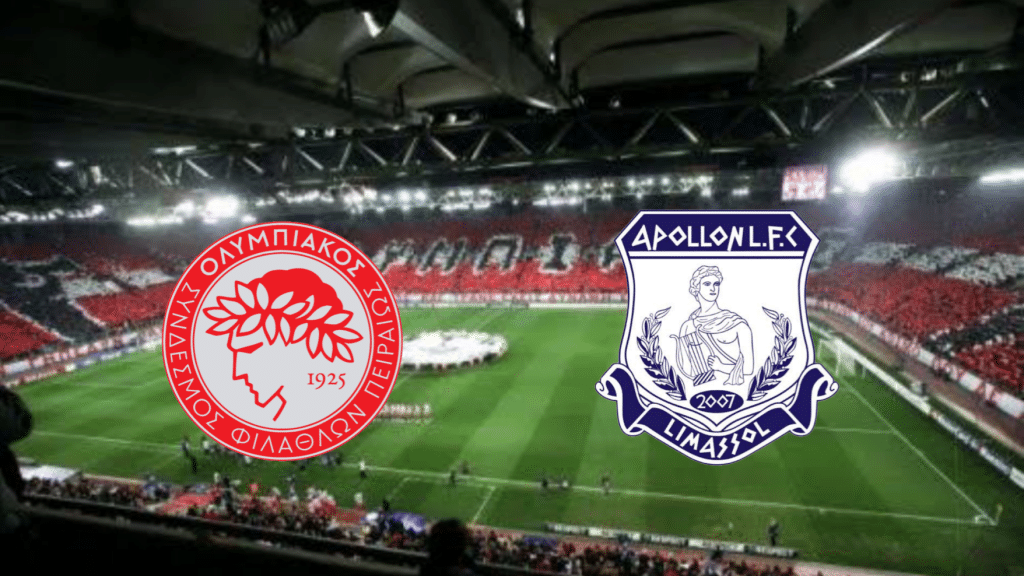 Olympiacos x Apollon: onde assistir, horário e prováveis escalações (25/08)