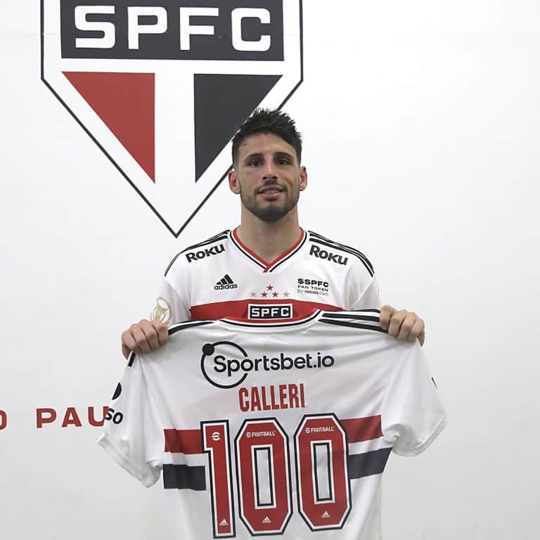 Calleri completa 100 jogos com a camisa do São Paulo