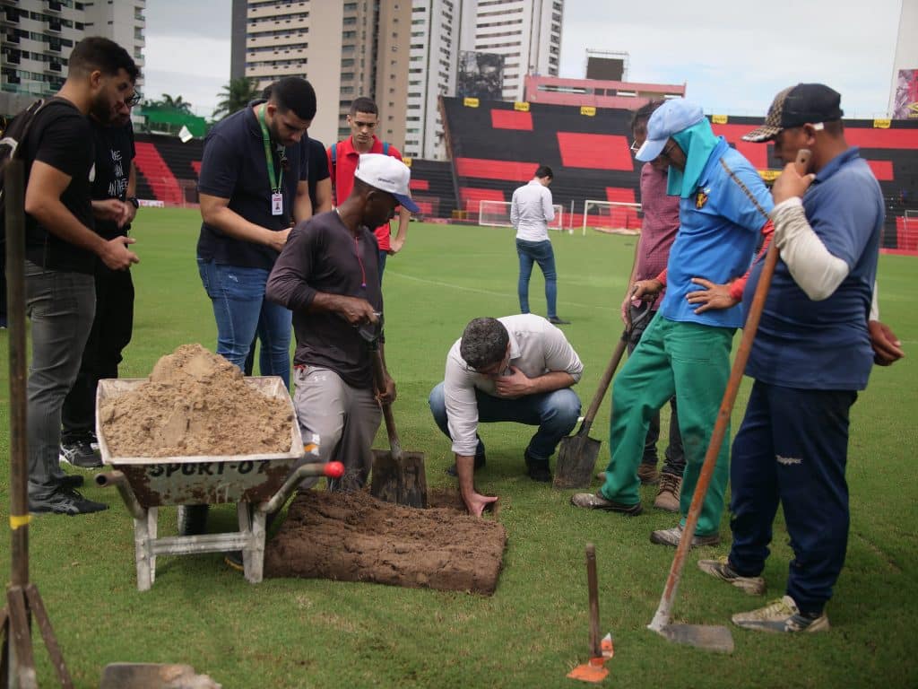 Fortunato Neto, VP de patrimônio do Sport, esclarece as obras que ocorrem na Ilha