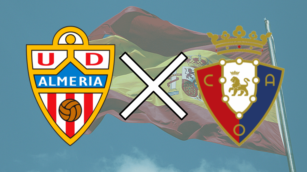 Almería x Osasuna: onde assistir ao vivo, horário e escalações