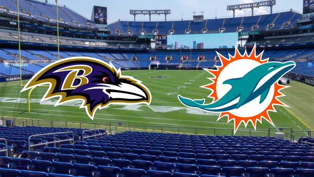 Palpite Baltimore Ravens x Miami Dolphins – Prognóstico e transmissão da NFL (18/09)