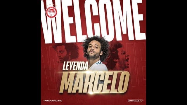 Marcelo, ex-Real Madrid, é anunciado no Olympiakos