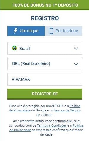 Como efetuar o 1xBet cadastro