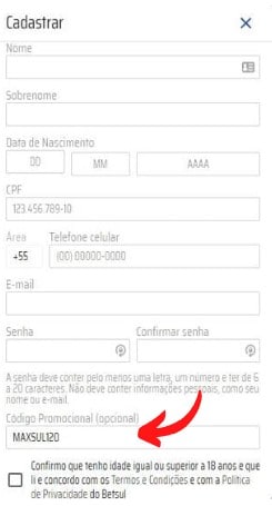 Betsul cadastro: passo a passo para o seu registro dentro do site