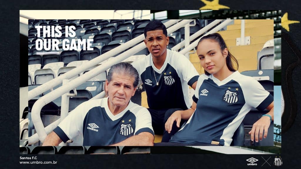 Santos lança camisa retrô em homenagem a momento histórico
