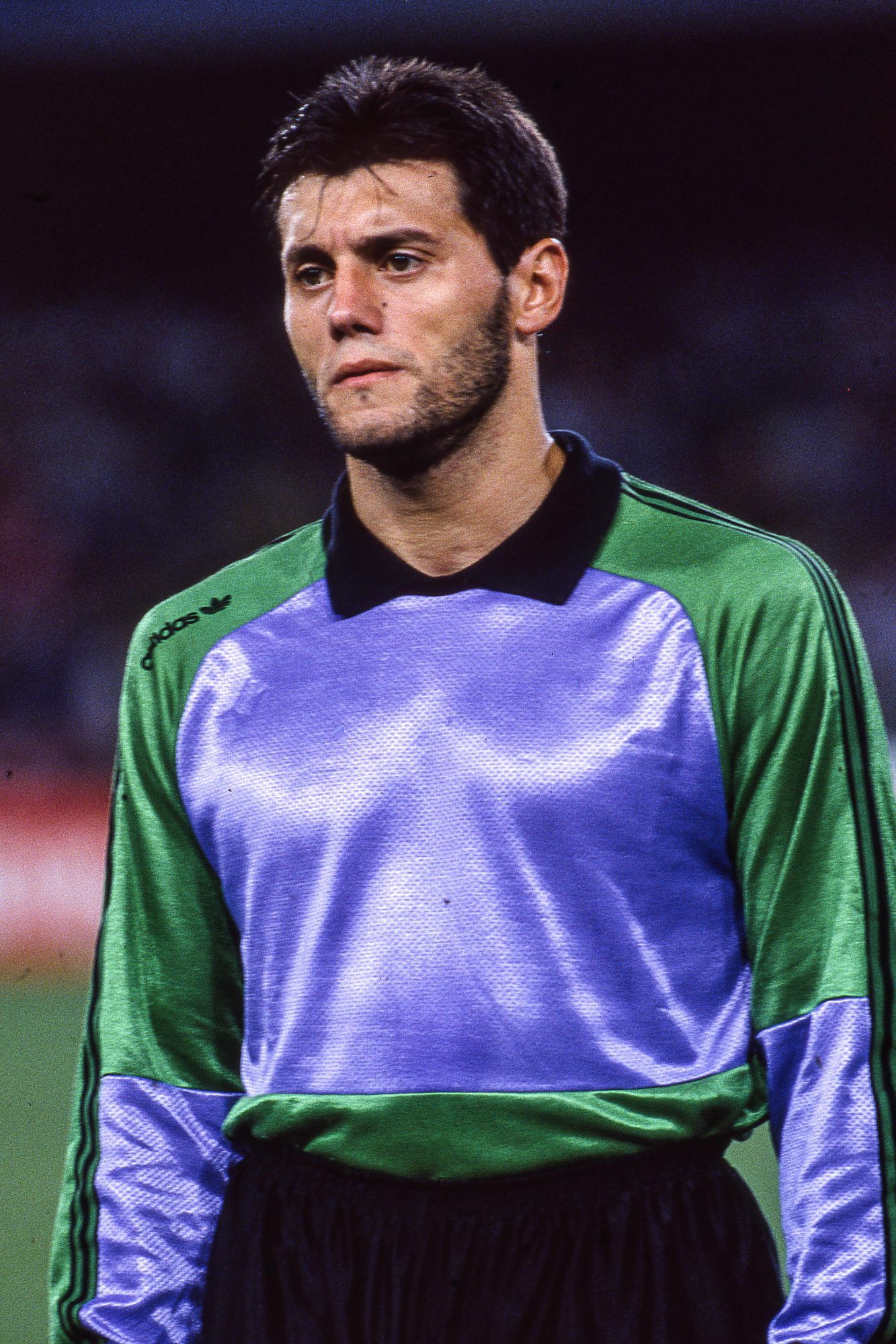 Sergio Goycochea durante jogo da Copa do Mundo em 1990