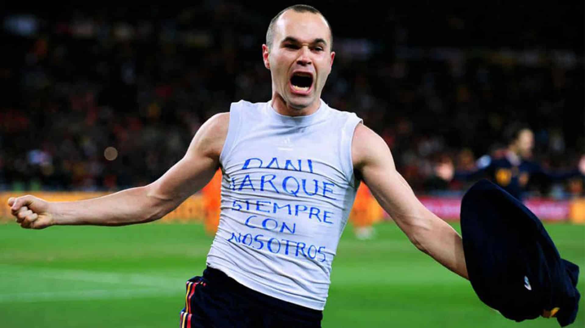 Histórias da Copa do Mundo: Iniesta dedica o gol da vitória a Dani Jarque