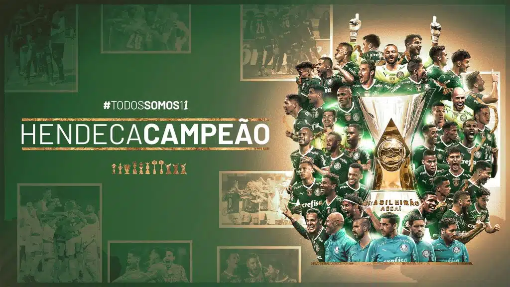 Palmeiras é o maior campeão brasileiro da história