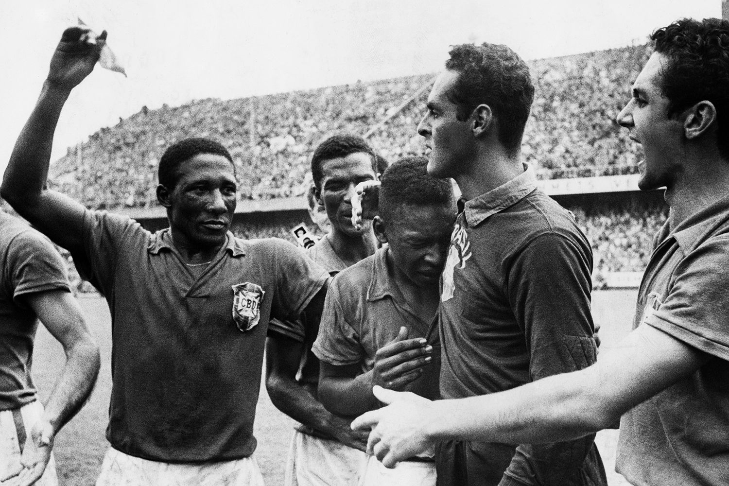 Final da Copa do Mundo de 1958 (Foto: Getty Images )