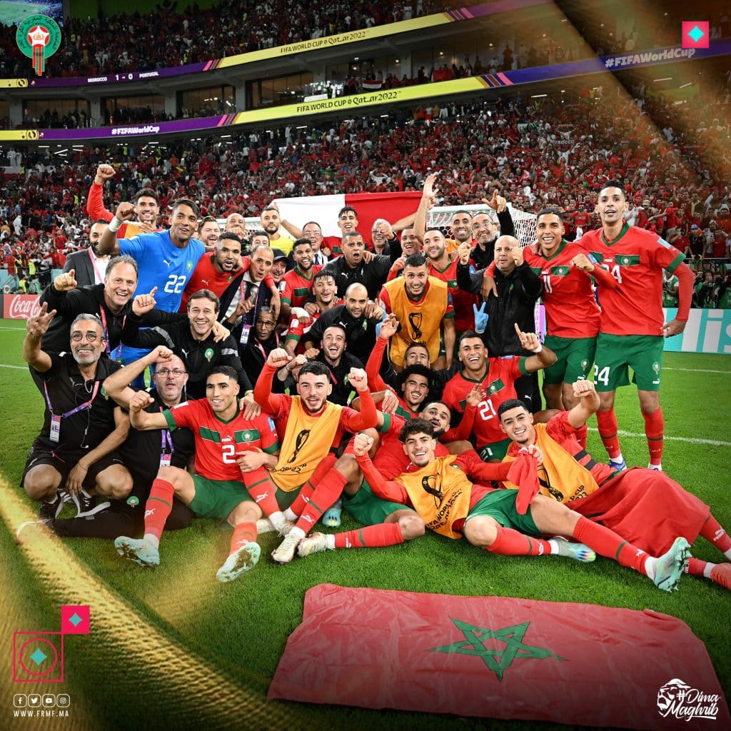 Lágrimas de felicidade contagiam jogadores do Marrocos