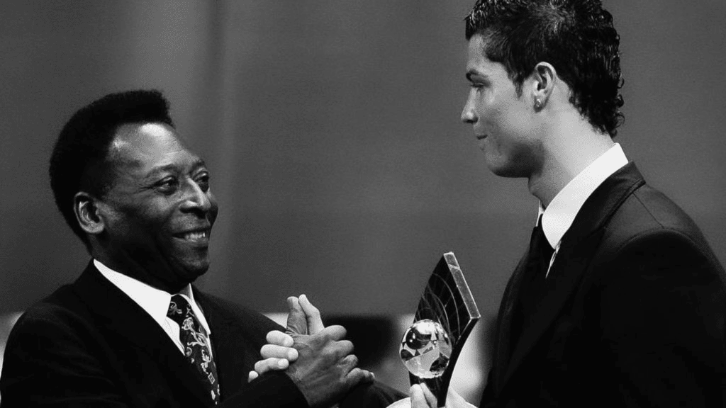 Cristiano Ronaldo reverencia Pelé em rede social: “Uma inspiração para tantos milhões”