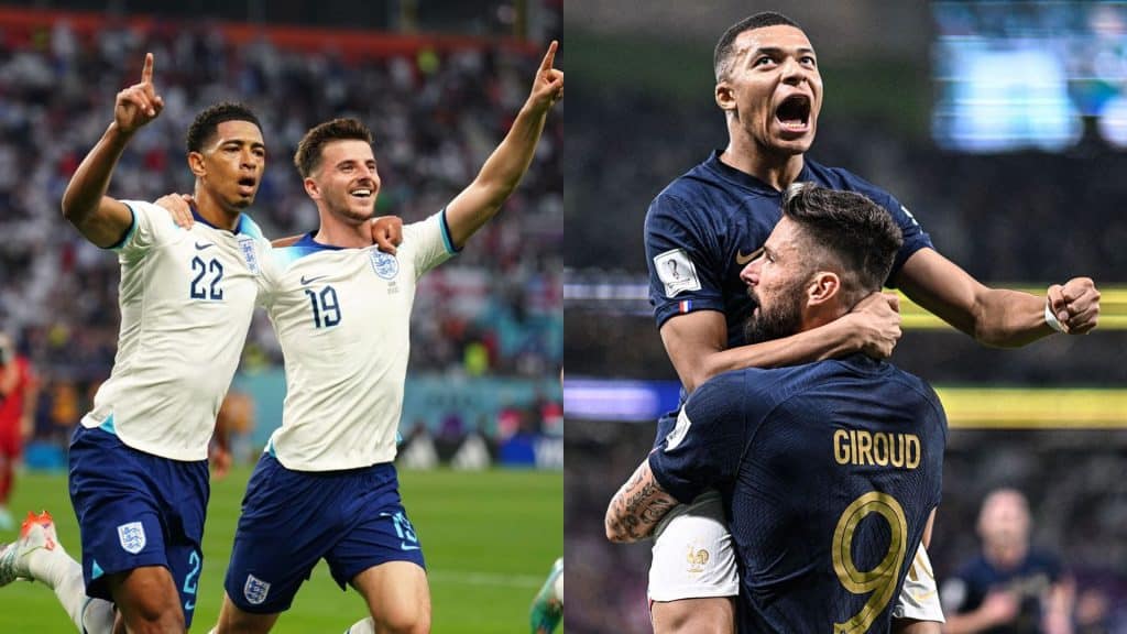 Inglaterra x França vai além de um jogo de Copa do Mundo