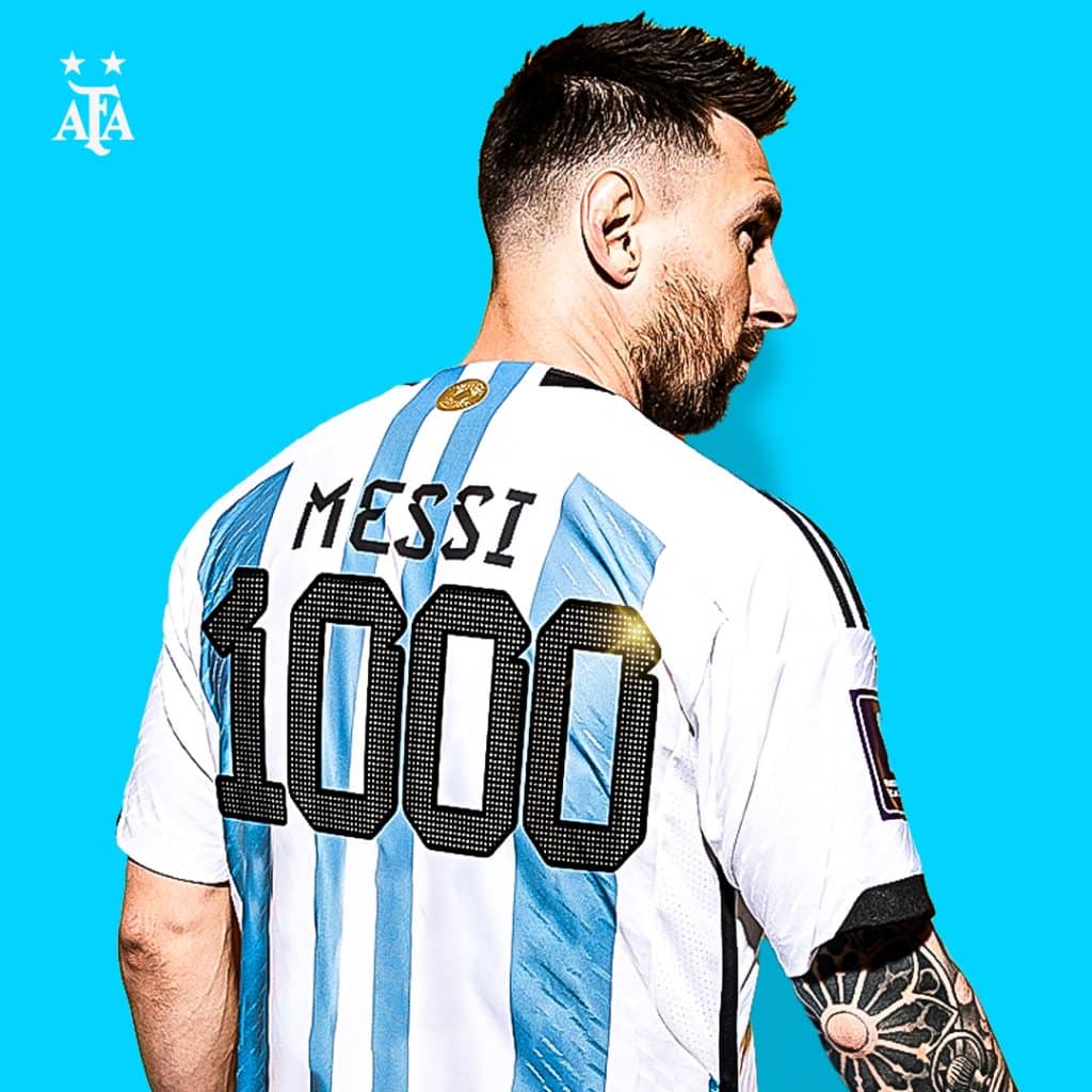 Lionel Messi chega ao milésimo jogo da carreira